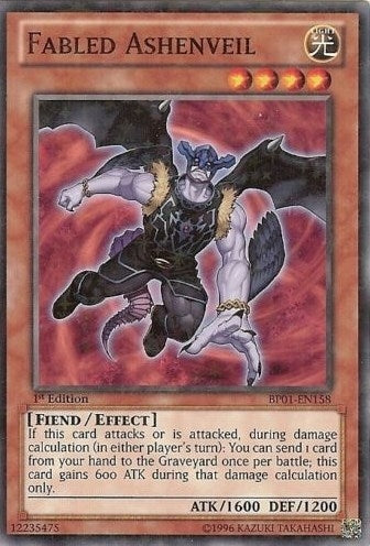 Image for Fabled Ashenveil (Starfoil) (BP01-EN158) (BP01) - YuGiOh