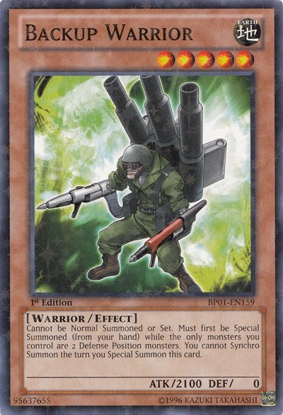 Image for Backup Warrior (Starfoil) (BP01-EN159) (BP01) - YuGiOh