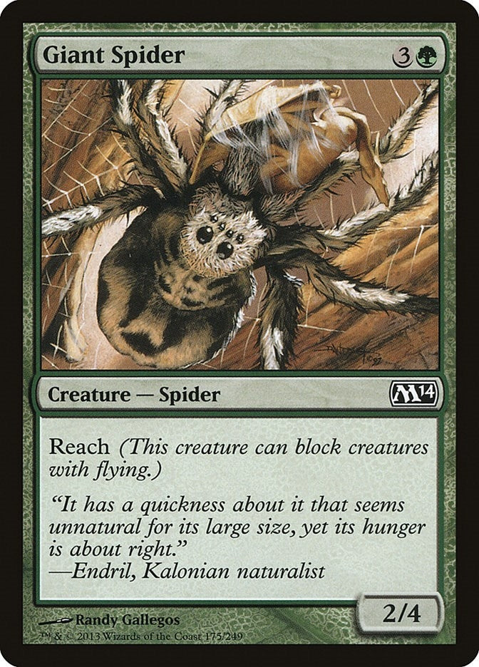 Image for Giant Spider (175) (Magic 2014 (M14)) - Magic: The Gathering