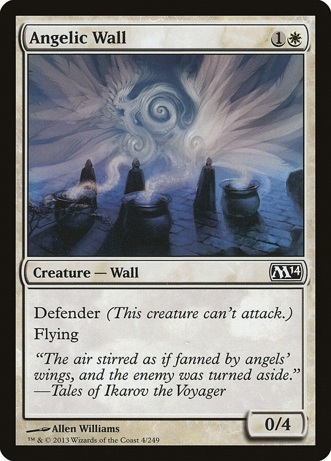 Image for Angelic Wall (4) (Magic 2014 (M14)) - Magic: The Gathering