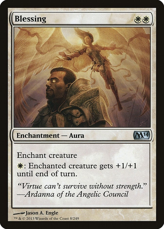 Image for Blessing (8) (Magic 2014 (M14)) - Magic: The Gathering