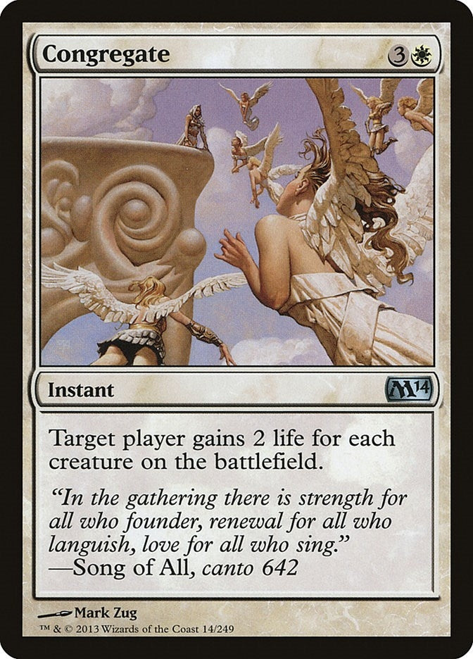 Image for Congregate (14) (Magic 2014 (M14)) - Magic: The Gathering