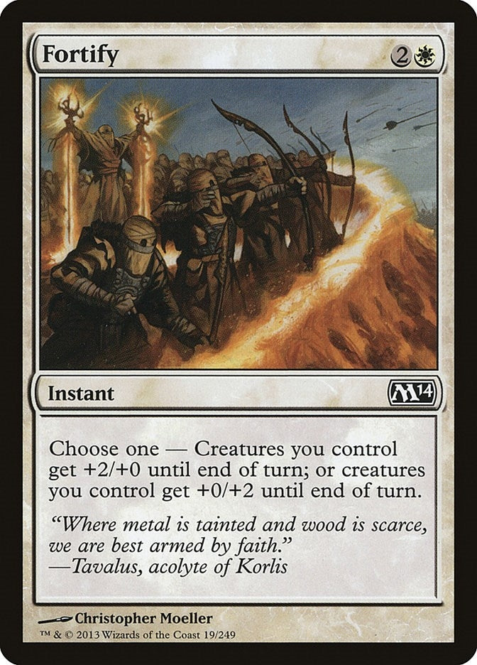 Image for Fortify (19) (Magic 2014 (M14)) - Magic: The Gathering