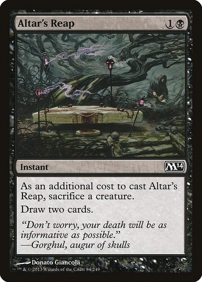 Image for Altar's Reap (84) (Magic 2014 (M14)) - Magic: The Gathering