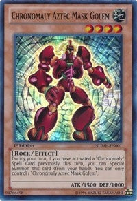 Image for Chronomaly Aztec Mask Golem (NUMH-EN001) (NUMH) - YuGiOh