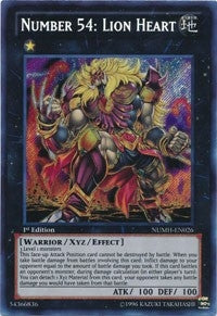 Image for Number 54: Lion Heart (NUMH-EN026) (NUMH) - YuGiOh