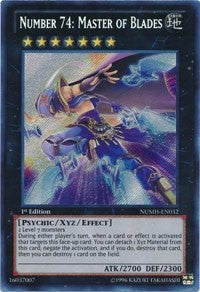 Image for Number 74: Master of Blades (NUMH-EN032) (NUMH) - YuGiOh