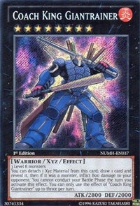 Image for Coach King Giantrainer (NUMH-EN037) (NUMH) - YuGiOh