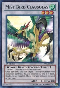 Image for Mist Bird Clausolas (JOTL-EN043) (JOTL) - YuGiOh