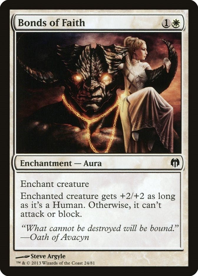 Image for Bonds of Faith (24) (Heroes vs. Monsters) - Magic: The Gathering