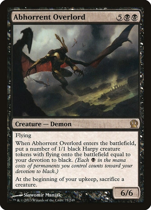 Image for Abhorrent Overlord (75) (Theros) - Magic: The Gathering