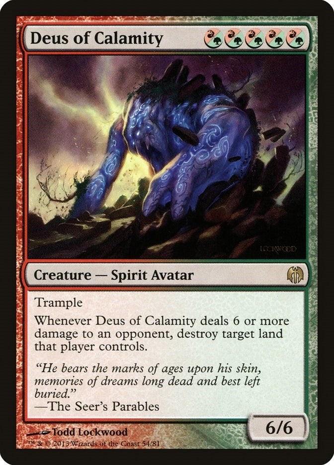 Image for Deus of Calamity (54) (Heroes vs. Monsters) - Magic: The Gathering
