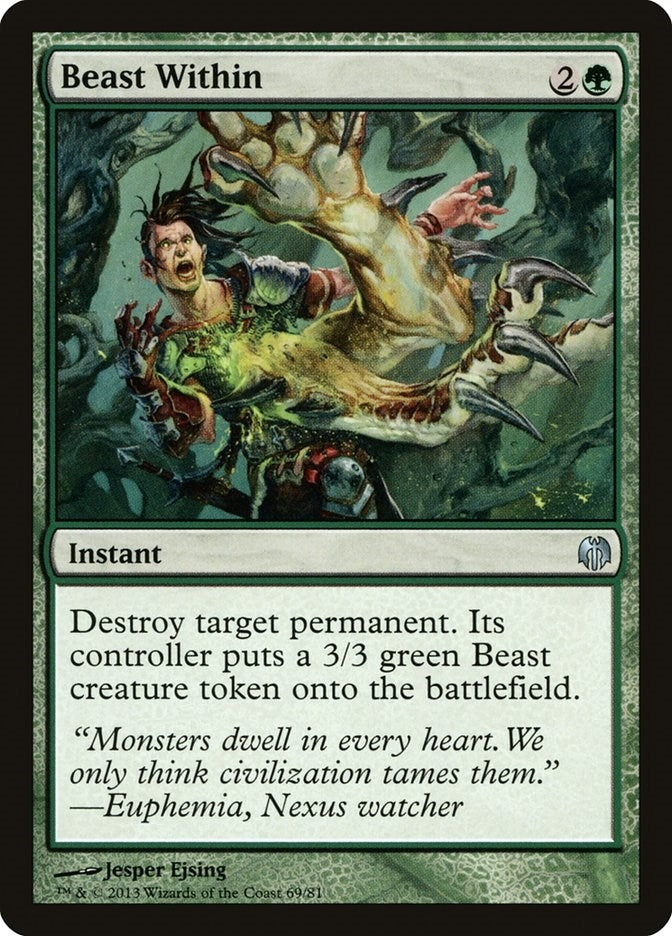 Image for Beast Within (69) (Heroes vs. Monsters) - Magic: The Gathering