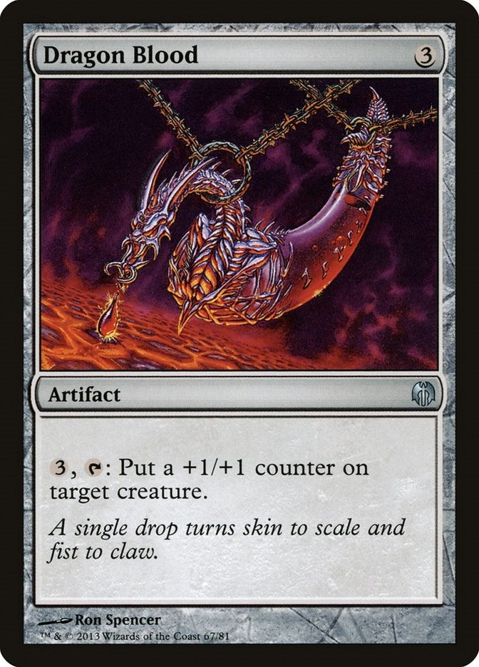 Image for Dragon Blood (67) (Heroes vs. Monsters) - Magic: The Gathering