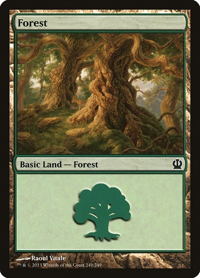 Image for Forest (249) (249) (Theros) - Magic: The Gathering