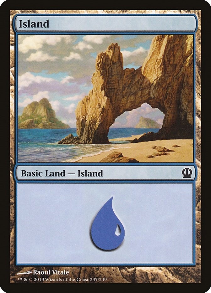 Image for Island (237) (237) (Theros) - Magic: The Gathering