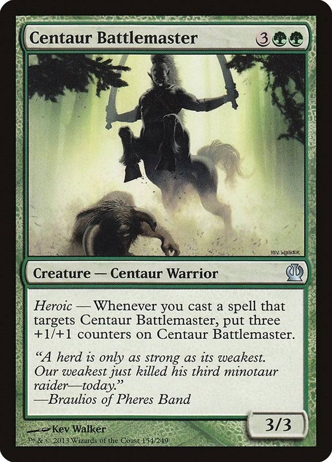 Image for Centaur Battlemaster (154) (Theros) - Magic: The Gathering