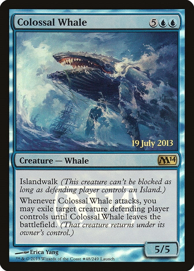 Image for Colossal Whale (48) (Launch Party & Release Event Promos) - Magic: The Gathering