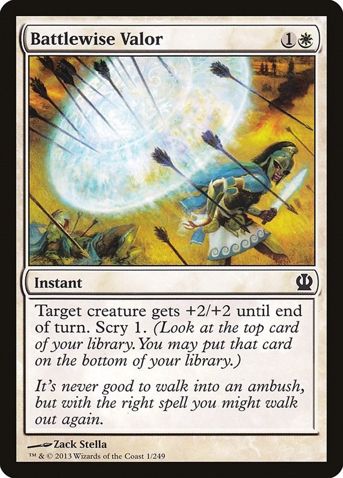 Image for Battlewise Valor (1) (Theros) - Magic: The Gathering