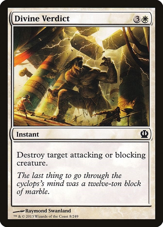 Image for Divine Verdict (8) (Theros) - Magic: The Gathering