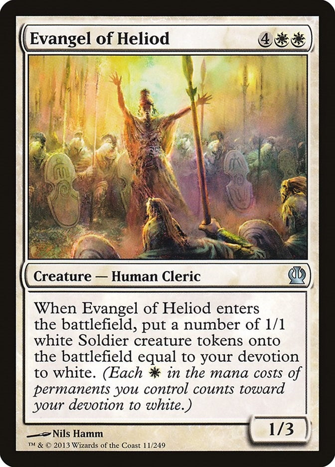 Image for Evangel of Heliod (11) (Theros) - Magic: The Gathering