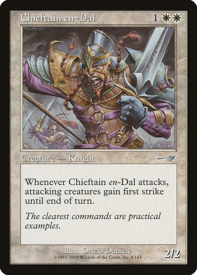 Image for Chieftain en-Dal (4) (Nemesis) - Magic: The Gathering