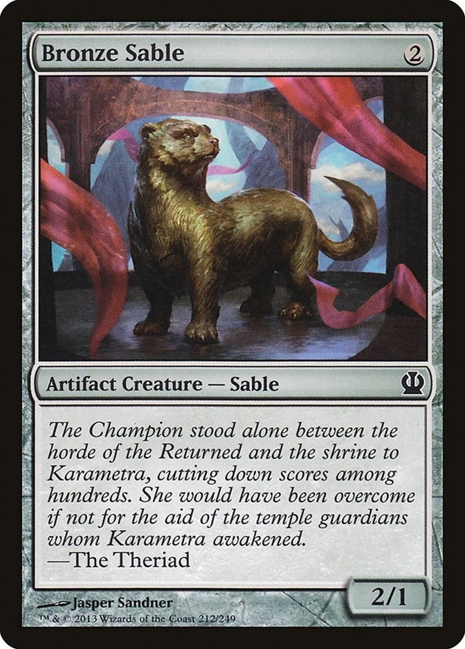 Image for Bronze Sable (212) (Theros) - Magic: The Gathering