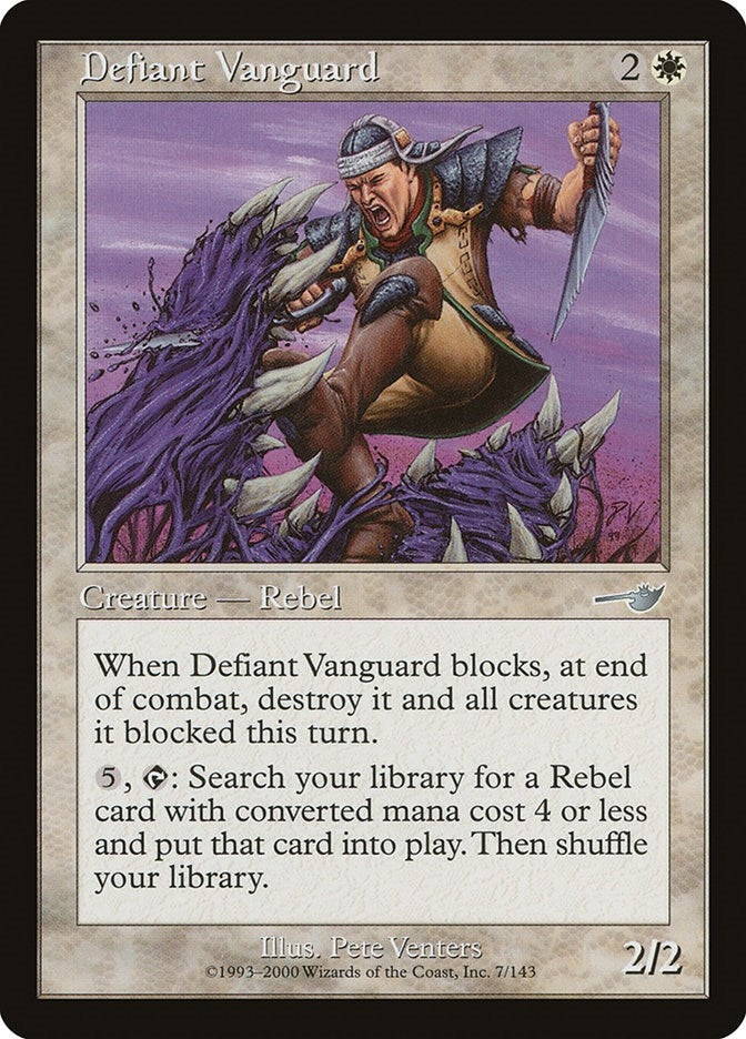 Image for Defiant Vanguard (7) (Nemesis) - Magic: The Gathering