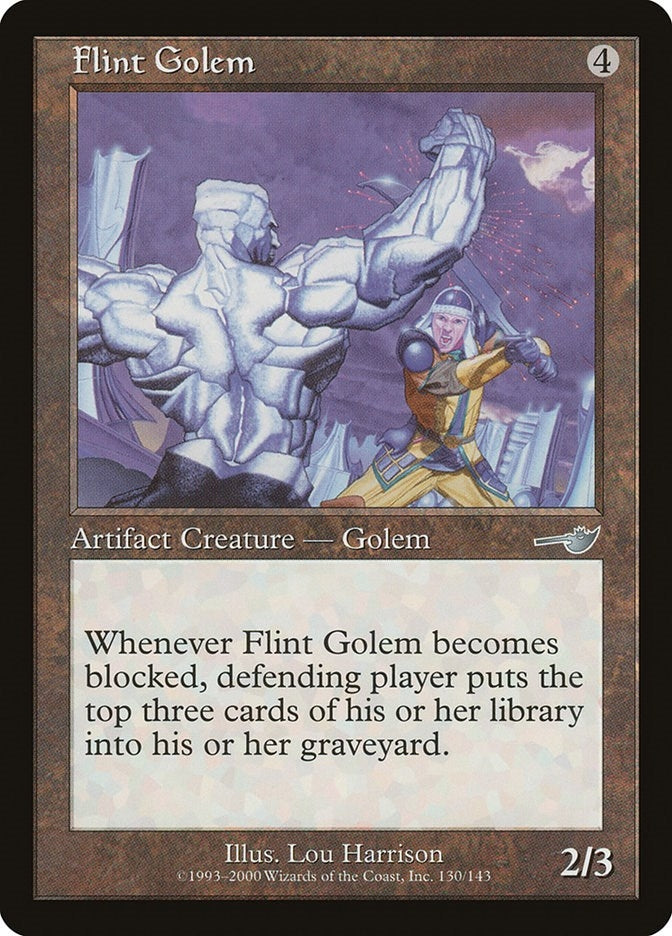 Image for Flint Golem (130) (Nemesis) - Magic: The Gathering