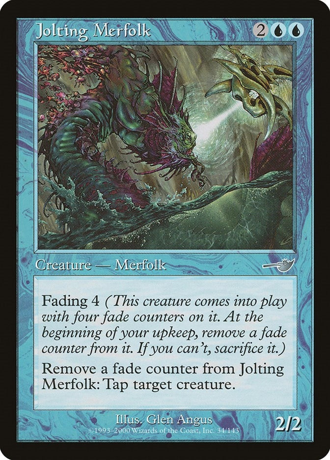 Image for Jolting Merfolk (34) (Nemesis) - Magic: The Gathering