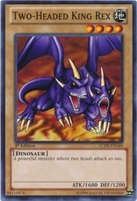 Image for Two-Headed King Rex (LCJW-EN140) (LC04) - YuGiOh