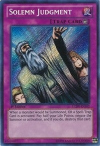 Image for Solemn Judgment (LCJW-EN182) (LC04) - YuGiOh