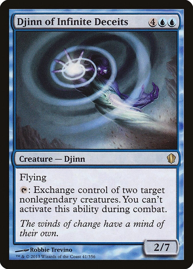 Image for Djinn of Infinite Deceits (41) (Commander 2013) - Magic: The Gathering