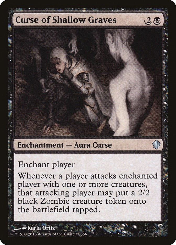 Image for Curse of Shallow Graves (71) (Commander 2013) - Magic: The Gathering