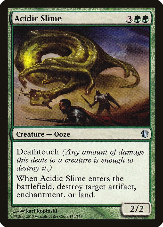 Image for Acidic Slime (134) (Commander 2013) - Magic: The Gathering