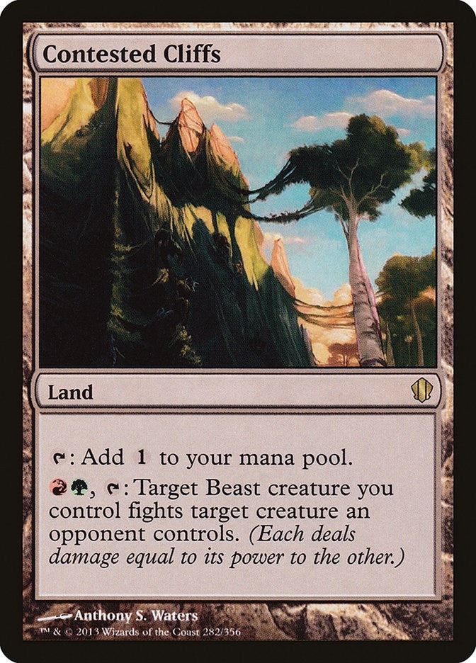 Image for Contested Cliffs (282) (Commander 2013) - Magic: The Gathering