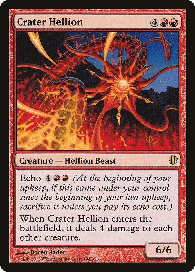 Image for Crater Hellion (104) (Commander 2013) - Magic: The Gathering