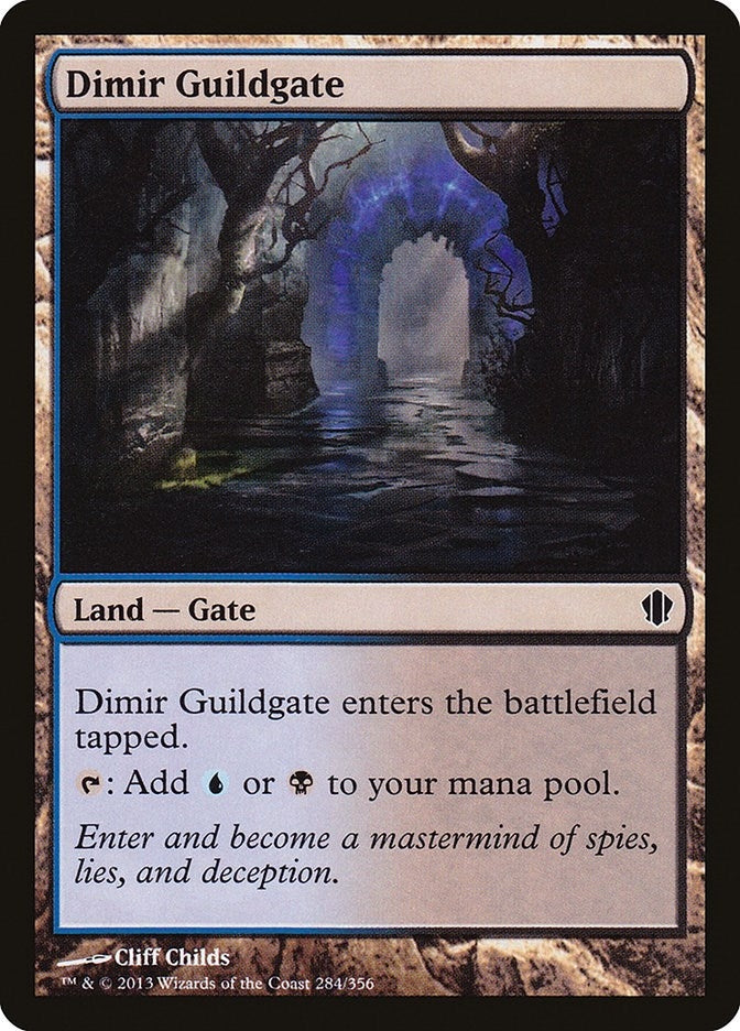 Image for Dimir Guildgate (284) (Commander 2013) - Magic: The Gathering