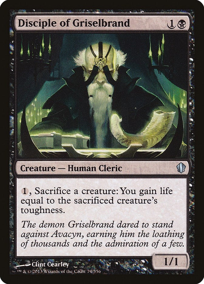Image for Disciple of Griselbrand (74) (Commander 2013) - Magic: The Gathering