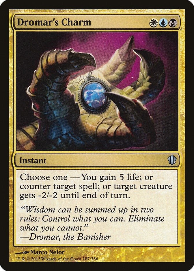 Image for Dromar's Charm (187) (Commander 2013) - Magic: The Gathering