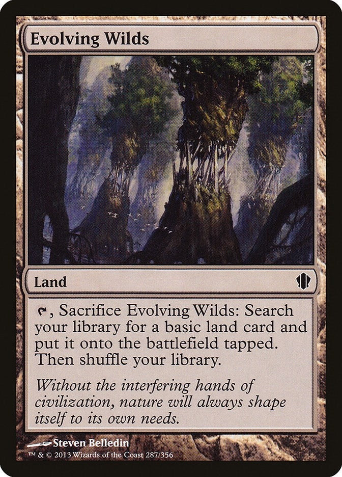 Image for Evolving Wilds (287) (Commander 2013) - Magic: The Gathering