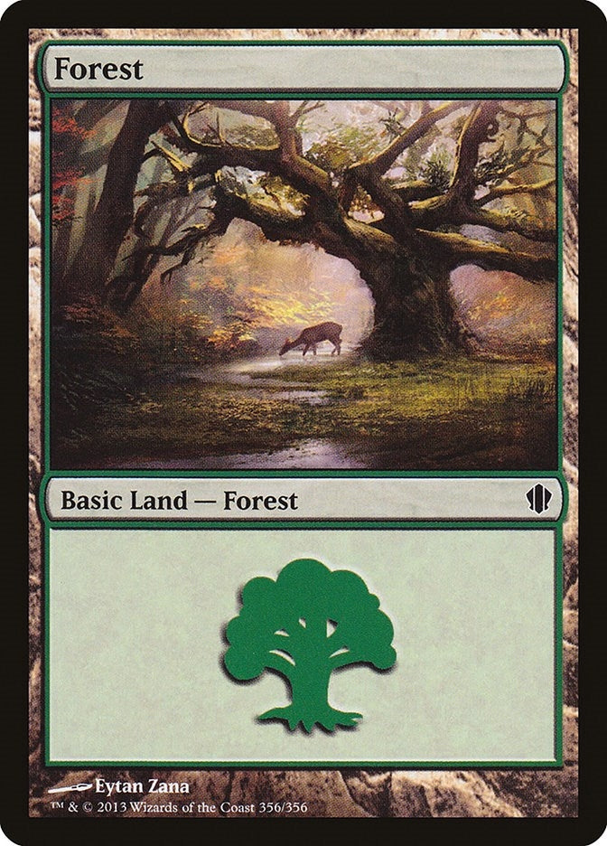 Image for Forest (356) (356) (Commander 2013) - Magic: The Gathering