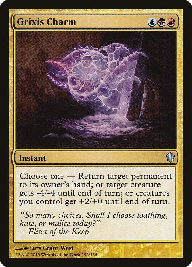 Image for Grixis Charm (192) (Commander 2013) - Magic: The Gathering