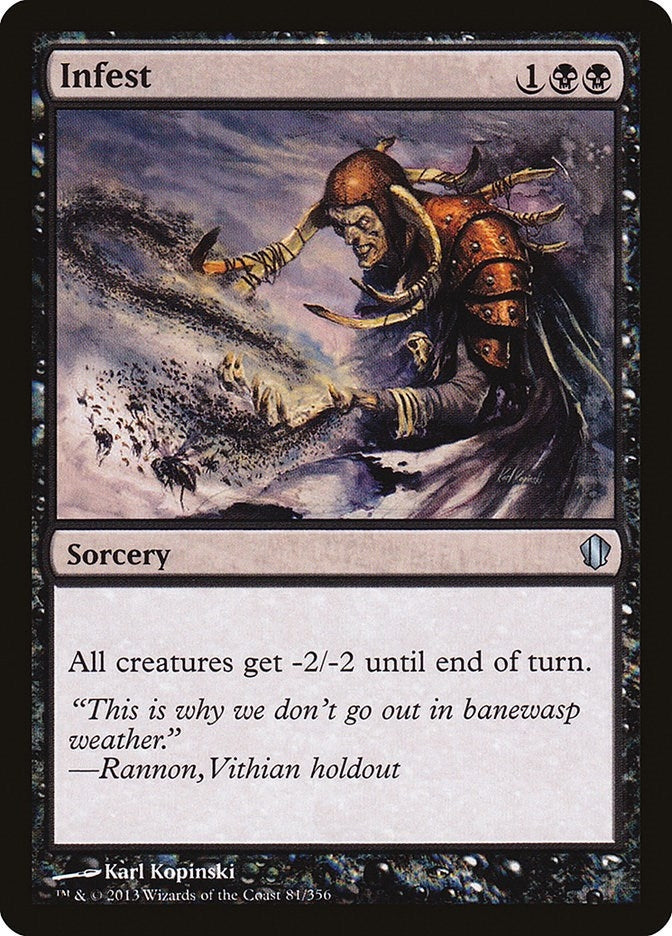 Image for Infest (81) (Commander 2013) - Magic: The Gathering