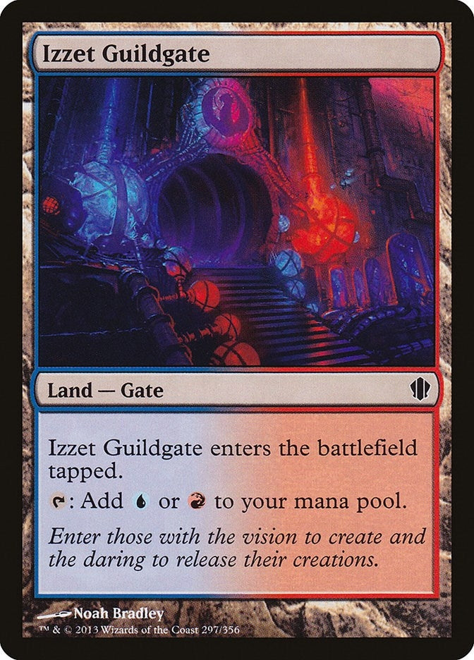 Image for Izzet Guildgate (297) (Commander 2013) - Magic: The Gathering