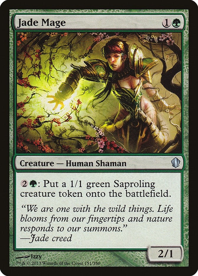 Image for Jade Mage (151) (Commander 2013) - Magic: The Gathering