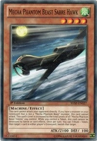 Image for Mecha Phantom Beast Sabre Hawk (SHSP-EN027) (SHSP) - YuGiOh