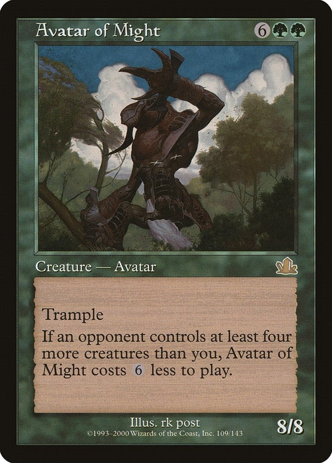 Image for Avatar of Might (109) (Prophecy) - Magic: The Gathering