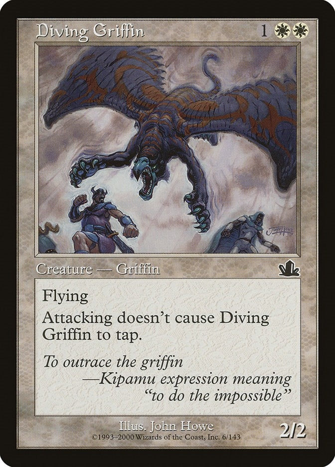 Image for Diving Griffin (6) (Prophecy) - Magic: The Gathering