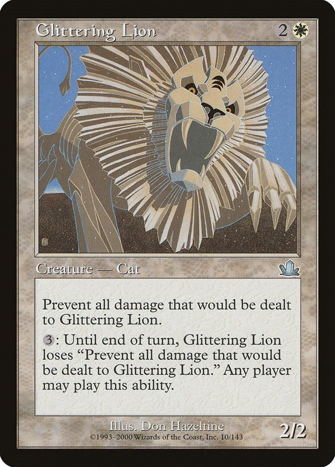 Image for Glittering Lion (10) (Prophecy) - Magic: The Gathering